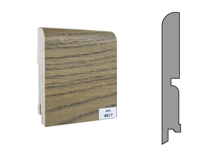 Плинтус шпонированный Finitura/Финитура  120х15х2400мм арт.017